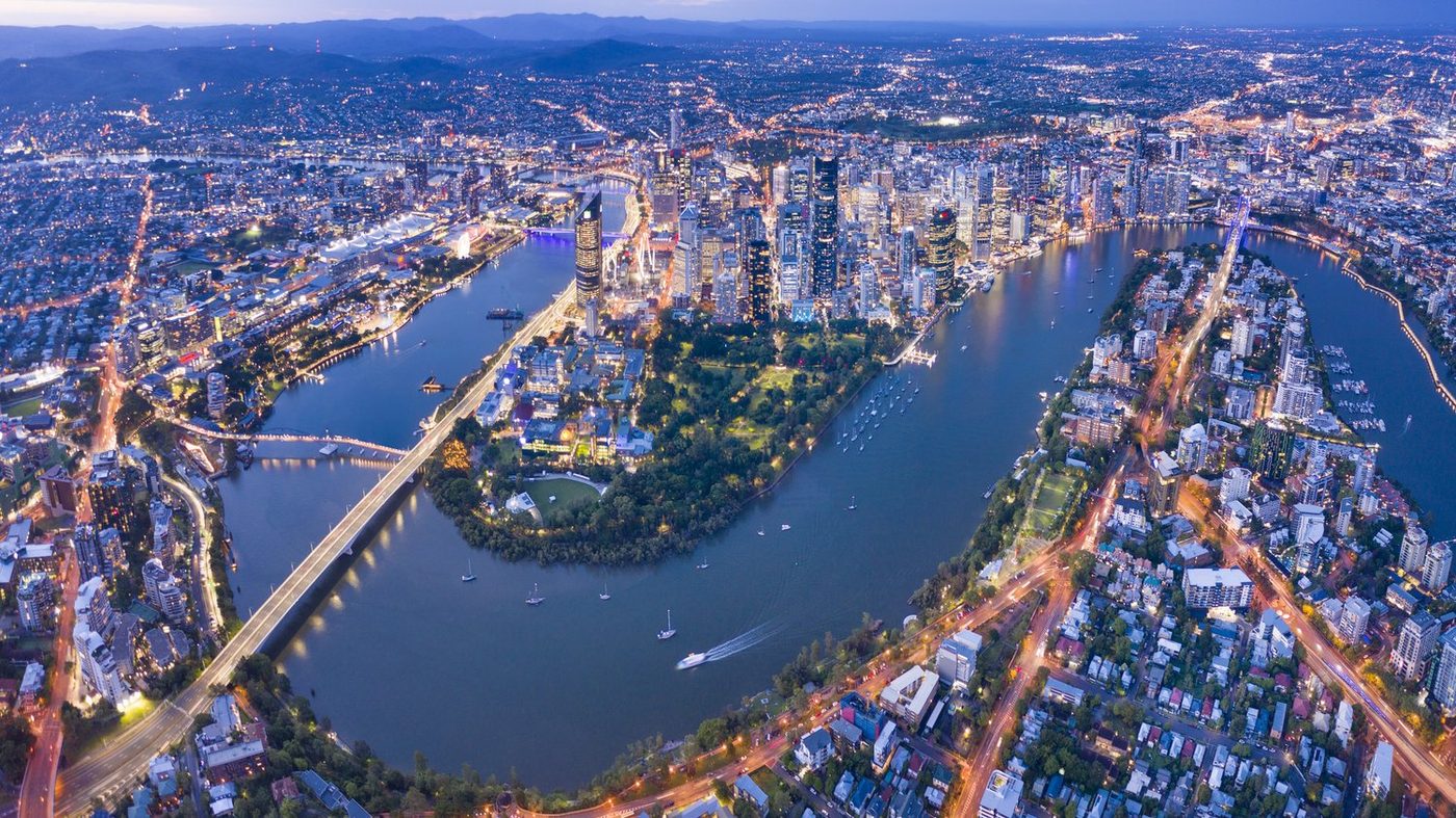 Brisbane from the air